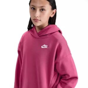 Nike Sportswear Club Fleece Big Kids' Oversized Pullover Hoodi